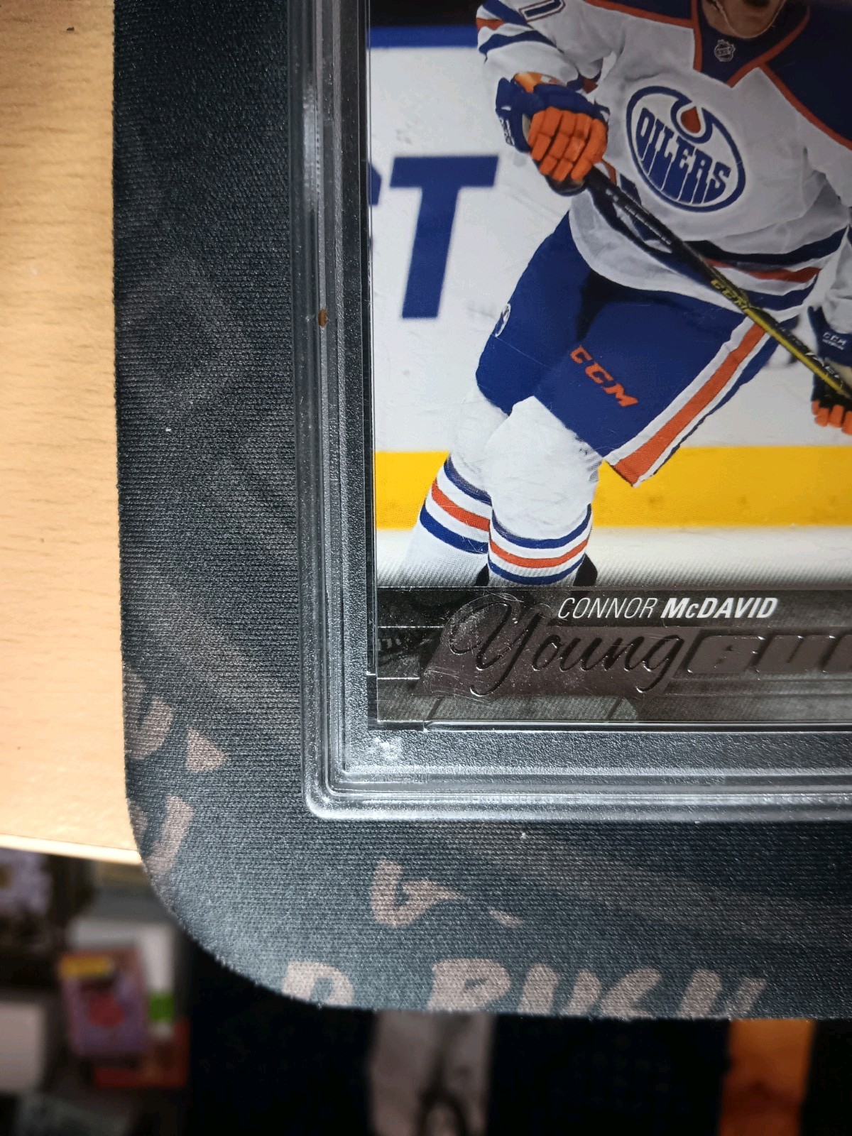 2015-16 UD Series 1 Connor McDavid Young Guns PSA 9 view 10