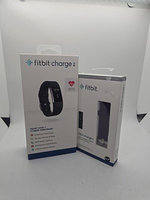 Fitbit Charge 2 Smart watch Fitness Trackers Sleep Heart Rate-Black W Extra Band