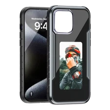 Smart NFC EInk Screen DIY Phone Case Custom Refesh Screen Display Mobile2787