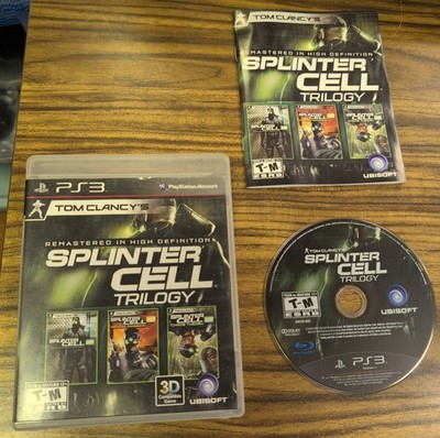 Splinter Cell Trilogy - Sony PlayStation 3 PS3 CIB COMPLETE WITH MANUAL RARE HD
