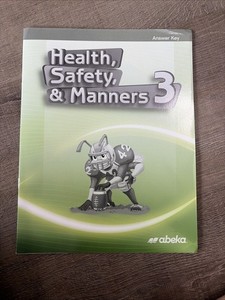 Abeka Health Safety Manners 3 Teacher Answer Key 3rd Grade Homeschool Book NEW
