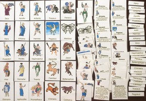 Montessori Homeschool History Ancient Greece Myths Gods Heroes Titans Monsters Ebay
