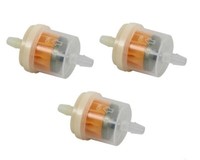 3X Kraftstofffilter Vorfilter Filter Benzinfilter Transparent 6/6Mm Pkw