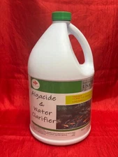Pond Essentials pond algaecide + water clarifier 1gal  fountains ponds algicide 