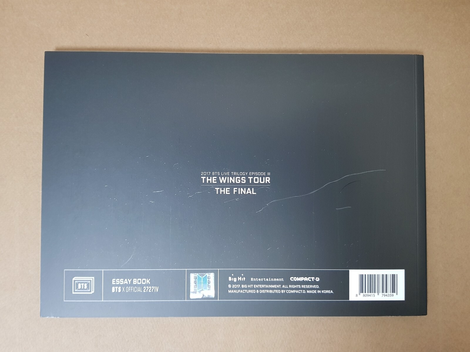 [Official] V Taehyung Essay Book BTS The WINGS Tour Final with