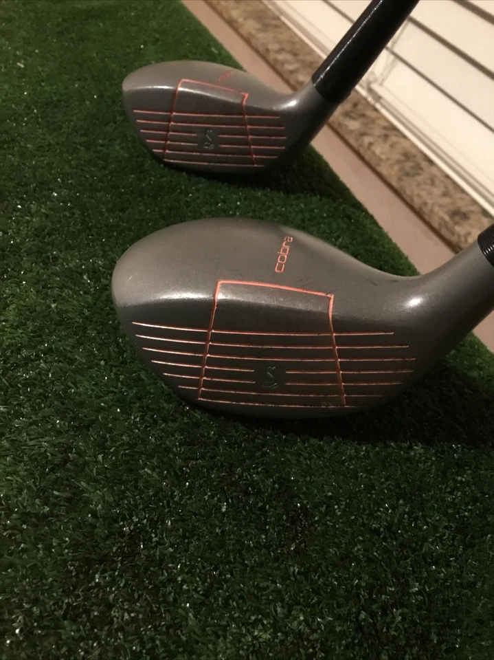 Lady Cobra Baffler Steel Classic Driver and 3 Woods Set Graphite Shafts - Image 2 of 4