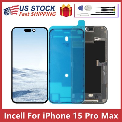 New For iPhone 15 Pro Max LCD Display Touch Screen Digitizer Replace Incell Tool