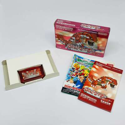 GameBoy Advance Pocket Monsters Ruby / Pokemon Rubin Edt JAPAN mit OVP Top Zusta