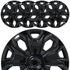 For Ford Transit 150 250 350 Cargo Wagon Van 16 Black Wheel Covers Rim Hub Caps