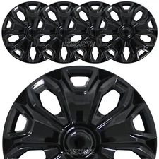 for Ford Transit 150 250 350 Cargo Wagon Van 16" Black Wheel Covers Rim Hub Caps