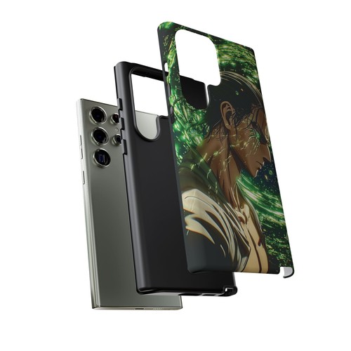 Anime Tough Cases, Eren Yeager Phone Cover, Titan Slayer Protective Case, Attack - 第 296/309 張圖片