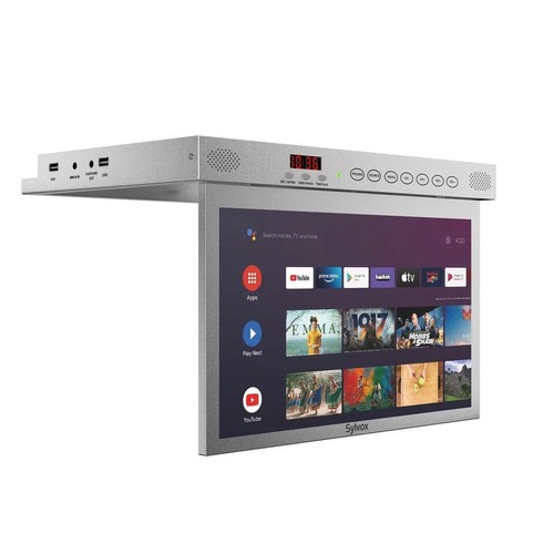 Sylvox 15.6 inch Under Cabinet TV 1080P Kitchen TV Built-in App Smart RV TV - Picture 3 of 9