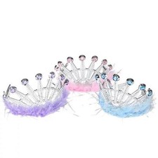 RI One Dozen Feather and Jewel Princess Tiaras