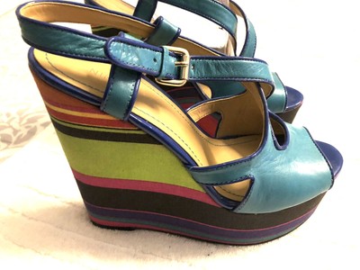 nine west platform sandals