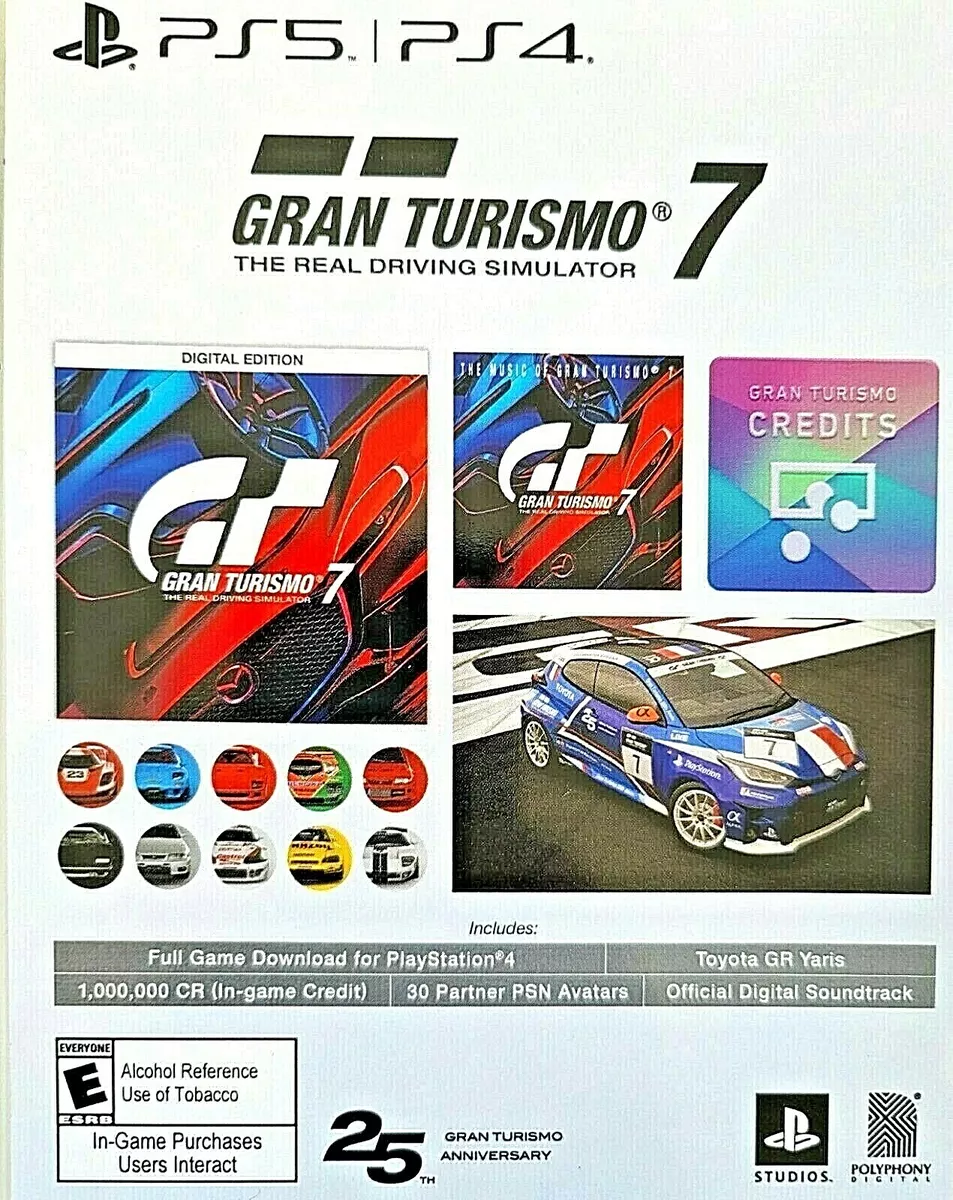 Here's what's included with the Gran Turismo 25th 7 Anniversary Edition