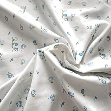 Tessuto a metraggio stoffa in puro cotone per neonati H. 150 per lenzuola-tende