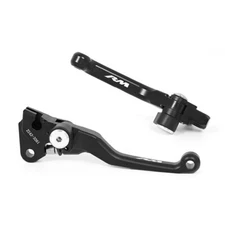 RM Logo Pivot Brake Clutch Lever For SUZUKI RM 85/125/250 RM85 RM125 RM250 Black