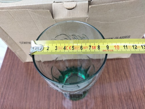 Komplettset 6 Coca Cola Gläser 0,5 L Georgia Green Glasses Neu - Bild 6 von 11