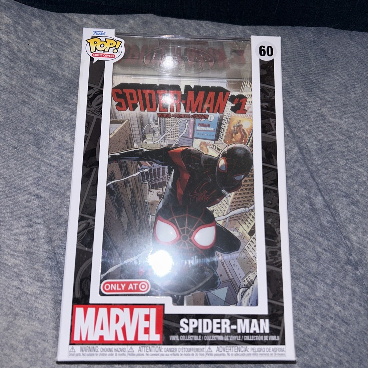 Funko Pop! Comic Book Cover with Case: Marvel - Spider-Man - #60