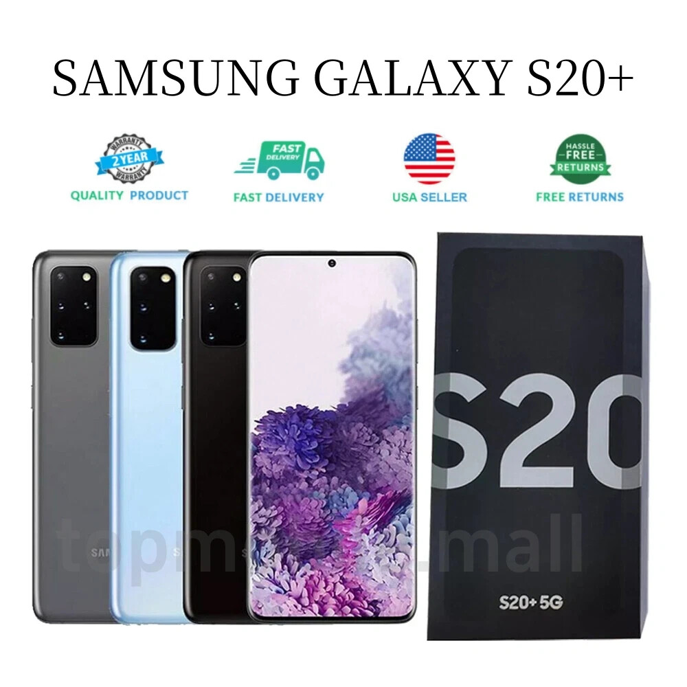 NEW Samsung Galaxy S20+ Plus 5G G986U1 128GB+12GB Unlocked AT&T Verizon  T-Mobile