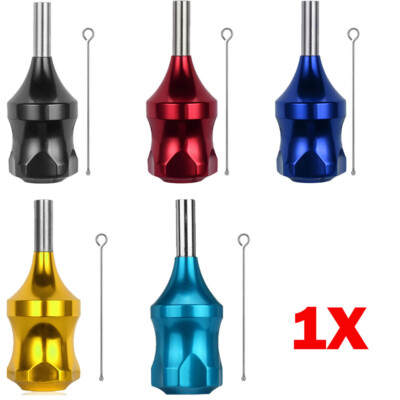 Black/Red/Blue/Gold 30mm Tattoo Zinc Alloy Cartridge Grip & Needle Plunger NEW