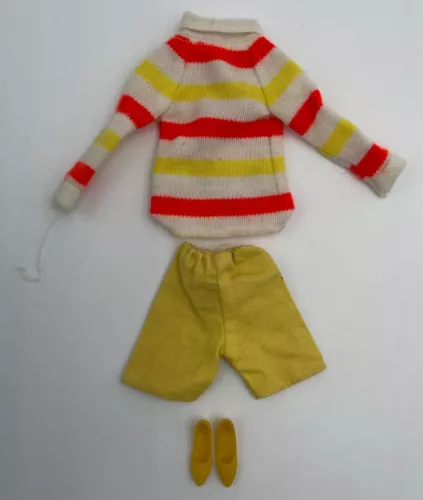VINTAGE BARBIE DOLL MOD FASHION CLOTHES #1862 COUNTRY CAPERS SET