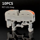 <!--F#f_0-->10pcs Universal Compact Wiring Connector Terminal Block DIN Rail Conductor<!--F/-->