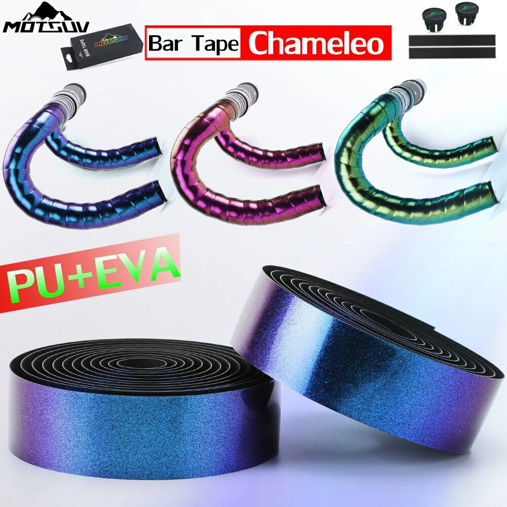 Chameleo Color Cycling Road Bike bar Tape 3mm EVA PU Bicycle Handlebar Tape