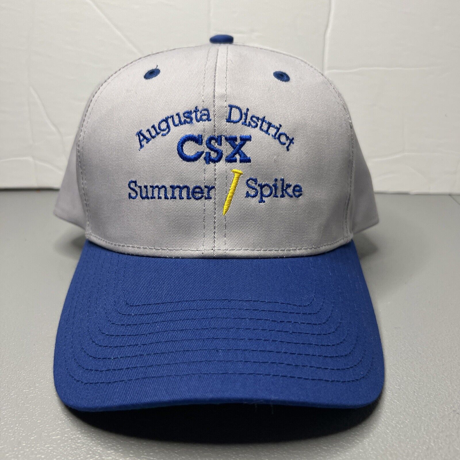 CSX Augusta District Summer Spike hat cap Gray Ri… - image 1