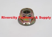 M14-2.0 Nylon Insert Flange  Lock Nuts 14mm x 2.0 Flanged Stop Nut M14x2.0 ZY