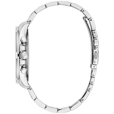 Bulova Men's Classic Swiss Chronograph Calendar Quartz Silver