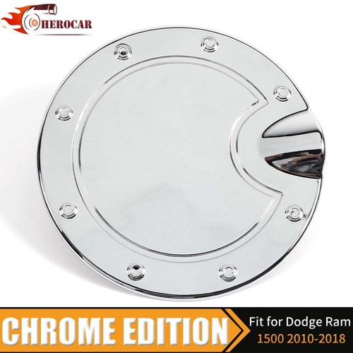 🌟Chrome Gas Cap Tank Door Cover for Dodge RAM 1500/2500/3500 2010-2018 Exterior - Picture 4 of 8
