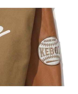 KEBOZ MELTON LEATHER VARSITY JACKET | eBay