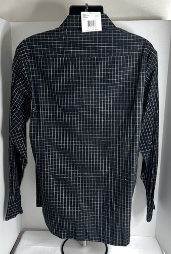CONCEPTS by CLAIBORNE Men's Checkered Long Sleeve Button-up Shirt - Size L - Picture 4 of 6