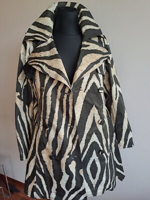 ROBERTO CAVALLI at N/M DAMEH TRENCHCOAT TIERMOTIV gr6