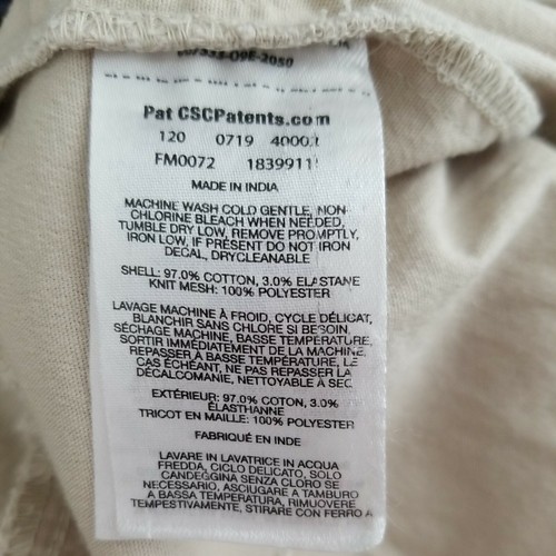 Pantalones cortos para hombre Columbia PFG beige 100 % algodón talla XL - Imagen 8 de 8