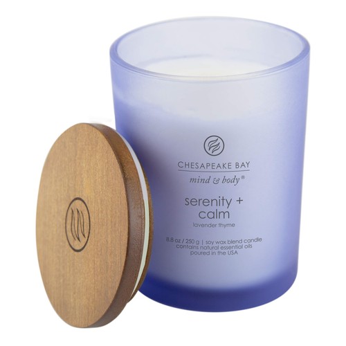 Chesapeake Bay Candle Medium Jar Scented Candle Serenity + Calm Lavender Thym... - Picture 2 of 5