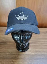Adidas Mens Original STR Classic Outline Black White Adjustable SnapBack