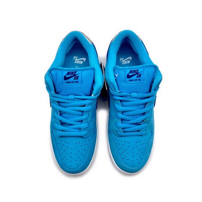 BQ6817-400 Nike SB Dunk Low Pro Blue Fury Deep Royal Navy Silver