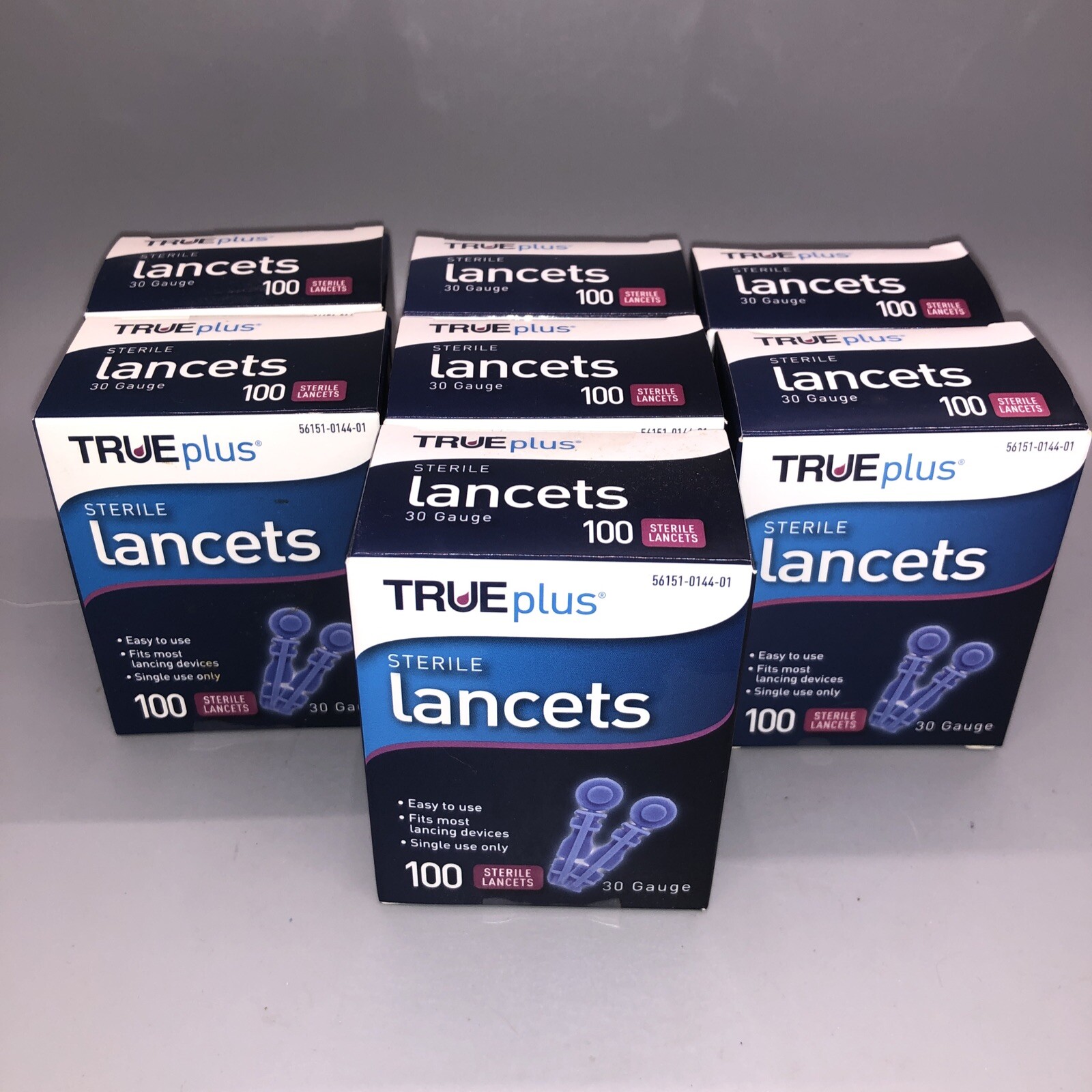 700 TRUE plus Diabetic Test Sterile Lancets 30 Gauge Fits Exp 2024