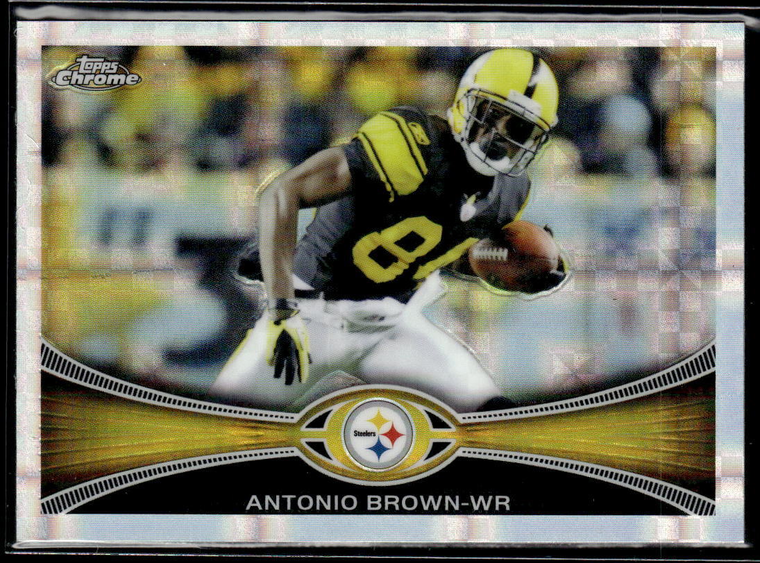 2012 Topps Chrome #106 Antonio Brown Xfractor
