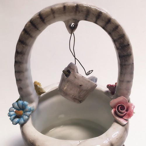 CAPIDIMONTE HERMOSA ITALIA DE COLECCIÓN CERÁMICA DE PORCELANA DECORACIÓN PARA EL HOGAR - Imagen 7 de 9