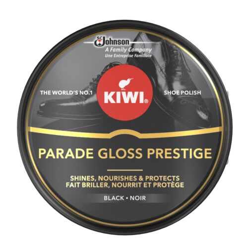 Kiwi Scarpa Nera Parade Lucido Prestige Latta Lucido, 50 ml - Foto 1 di 1