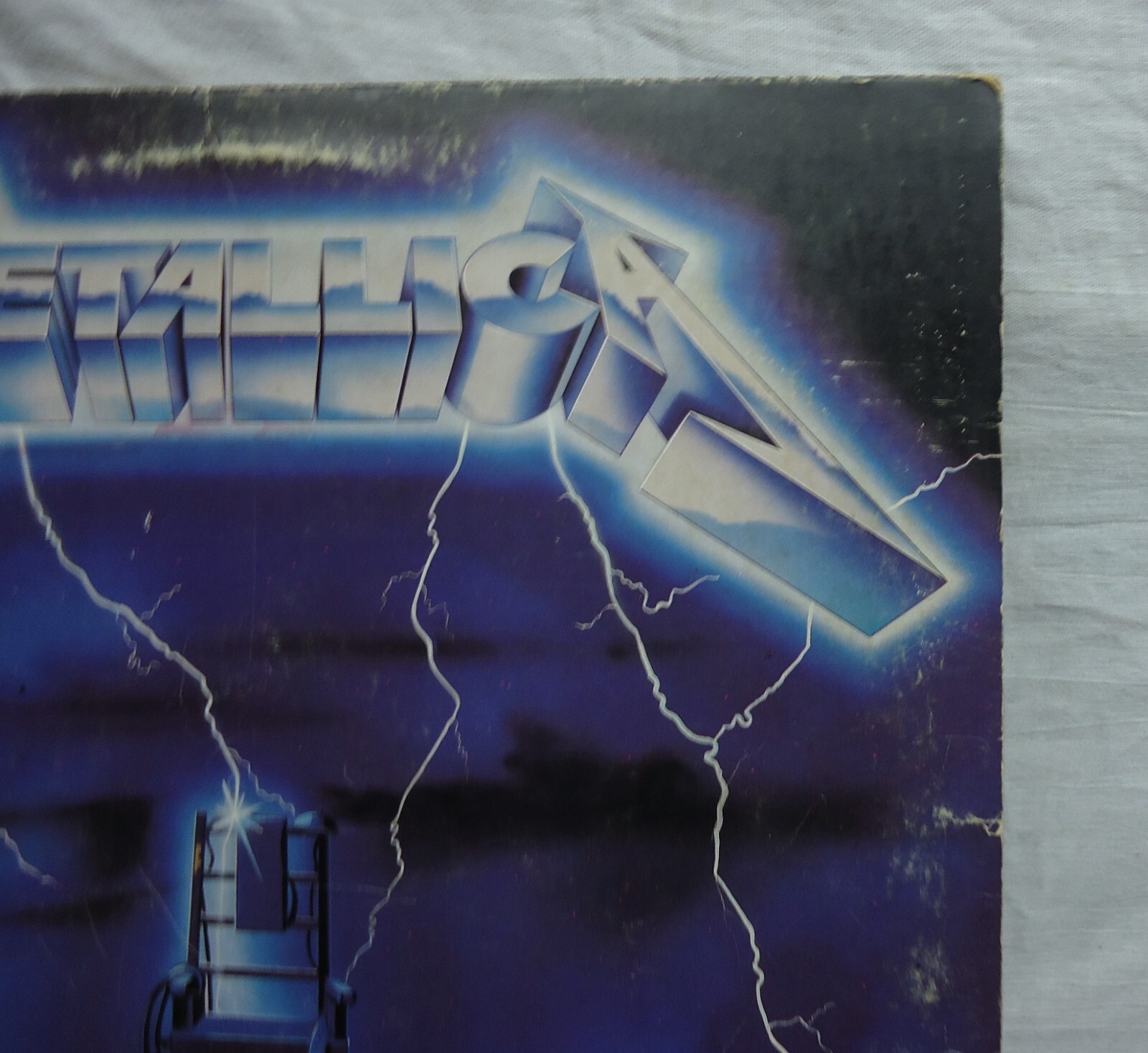 Vintage 1984 Metallica Ride The Lightning Lp Record Elektra 603961