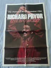 Richard Pryor Live In Concert Original 27x41 One Sheet 1979 Movie Poster