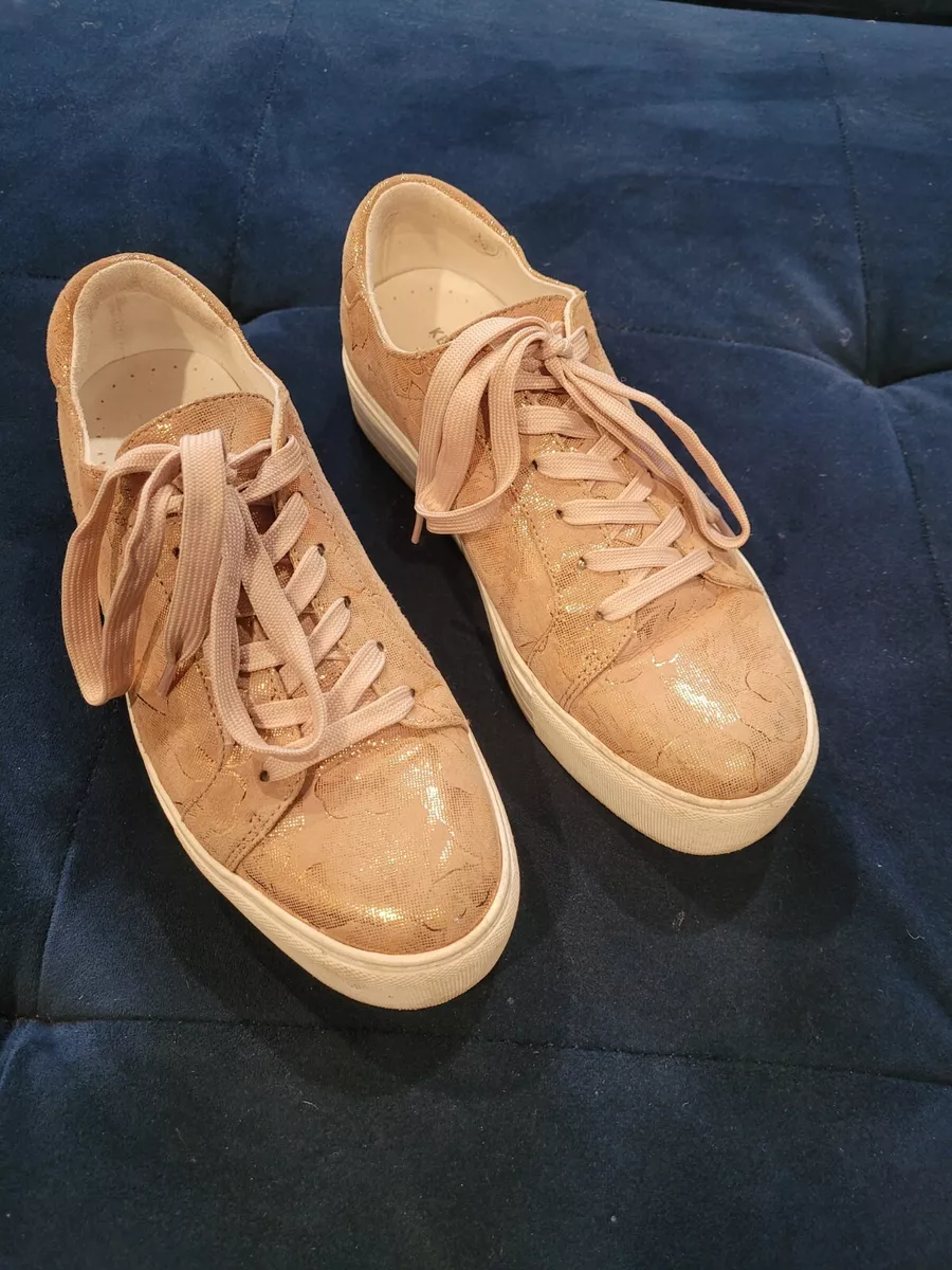 Kenneth cole shop gold sneakers