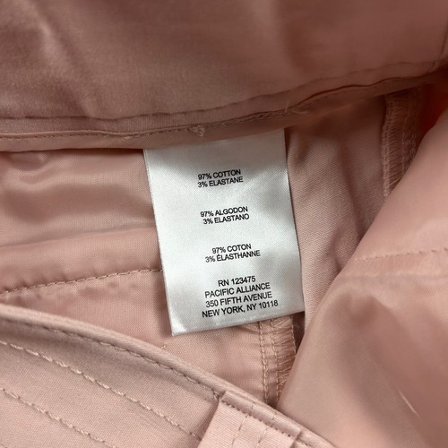Jones New York Pants Womens 8 Pink Flat Front Lightweight Straight Signature NWT - Picture 4 of 10
