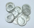 ROOSEVELT SILVER DIMES - LOT OF 12 - 90% SILVER #5037