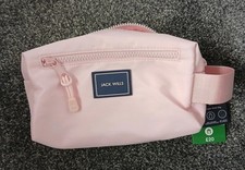 Jack Wills Pink Wash Bag Brand New