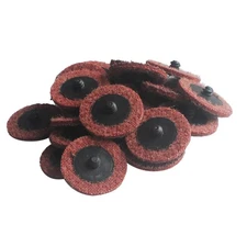 Luo ke 20 Pcs 2'' Surface Conditioning Discs,Roll Lock Quick Change Sanding